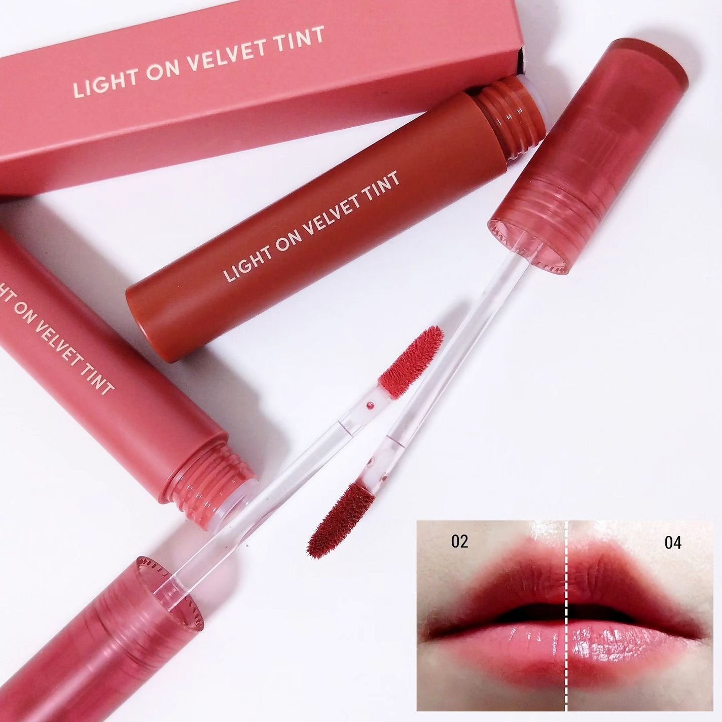 ライトオンベルベットティント/ネイチャーリパブリック/リップティントを使ったクチコミ(1枚目)