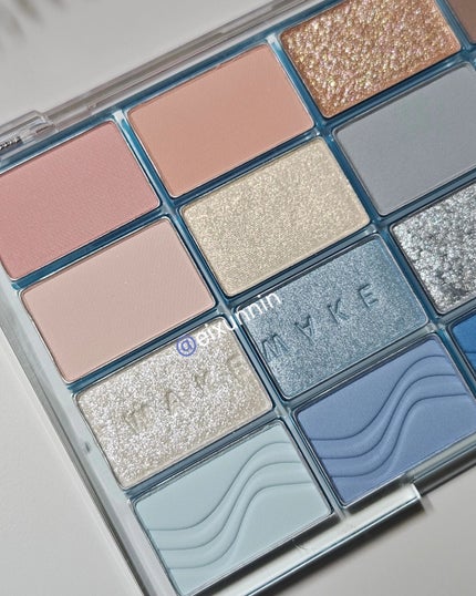 ソフトブラーリングアイパレット/wakemake/アイシャドウパレットを使ったクチコミ(3枚目)