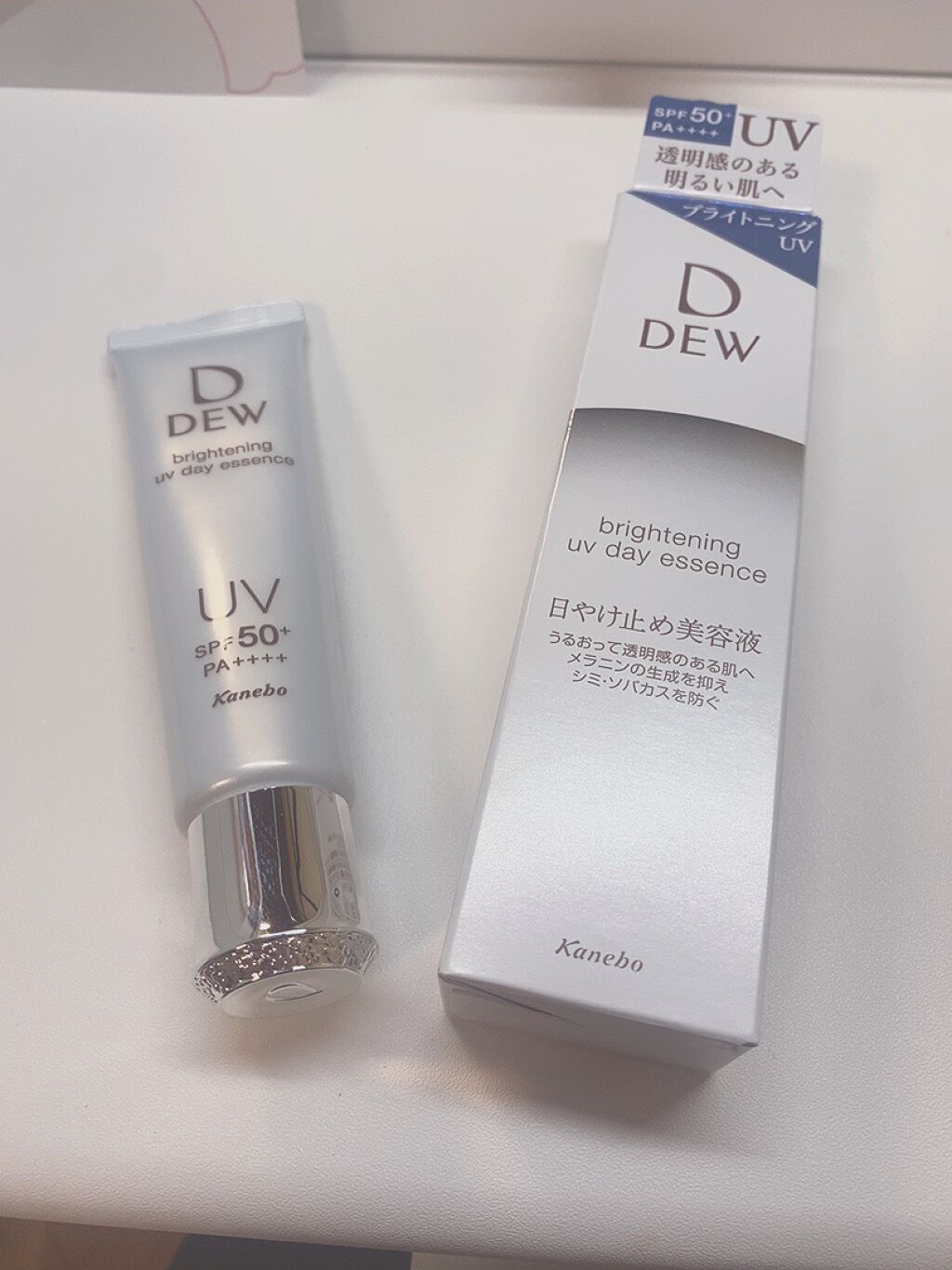 ブライトニングUVデイエッセンス/DEW/美容液を使ったクチコミ（2枚目）