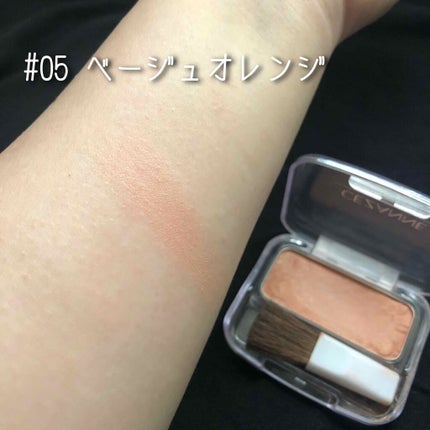 ナチュラル チークN/CEZANNE/パウダーチークを使ったクチコミ(3枚目)