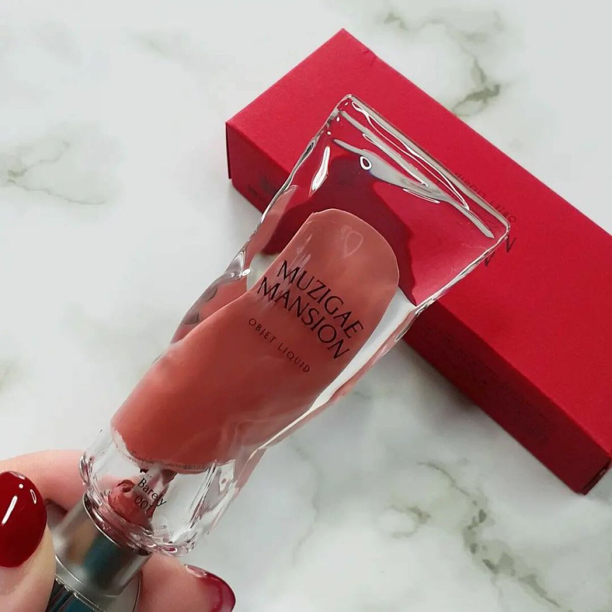 オブジェリキッド/MUZIGAE MANSION/口紅を使ったクチコミ(2枚目)