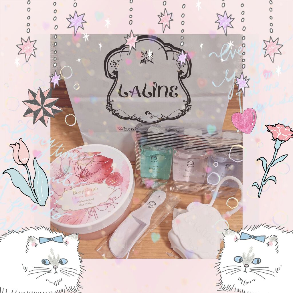 ボディスクラブ チェリーブロッサム/Laline/ボディスクラブを使ったクチコミ(1枚目)