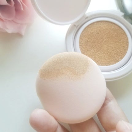 リンクルホワイトクッションファンデーション/コラリッチ/クッションファンデーションを使ったクチコミ(4枚目)