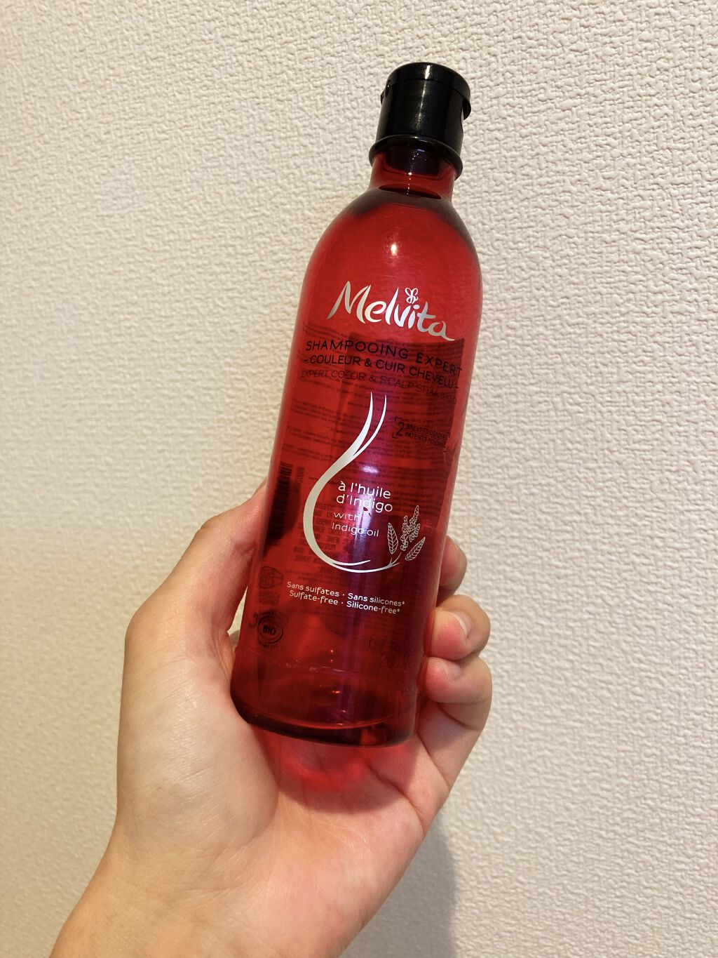 インディゴオイル シャンプー シャイン＆スカルプ／コンディショナー シャイン＆スカルプ/Melvita/市販シャンプーを使ったクチコミ（1枚目）