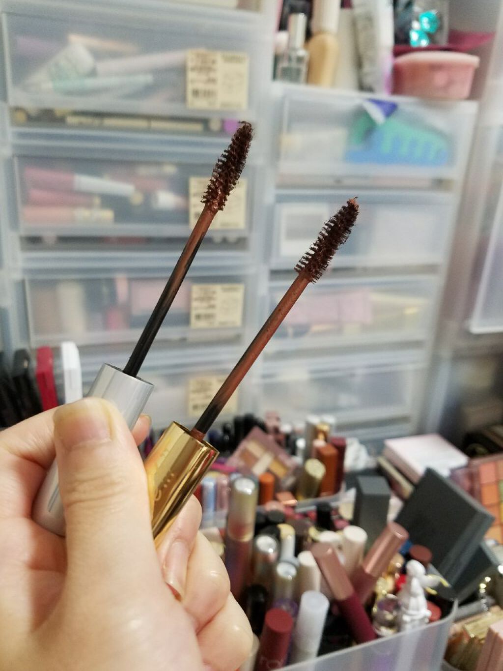 ダイヤモンドシリーズ カラーマスカラ/ZEESEA/マスカラを使ったクチコミ（3枚目）