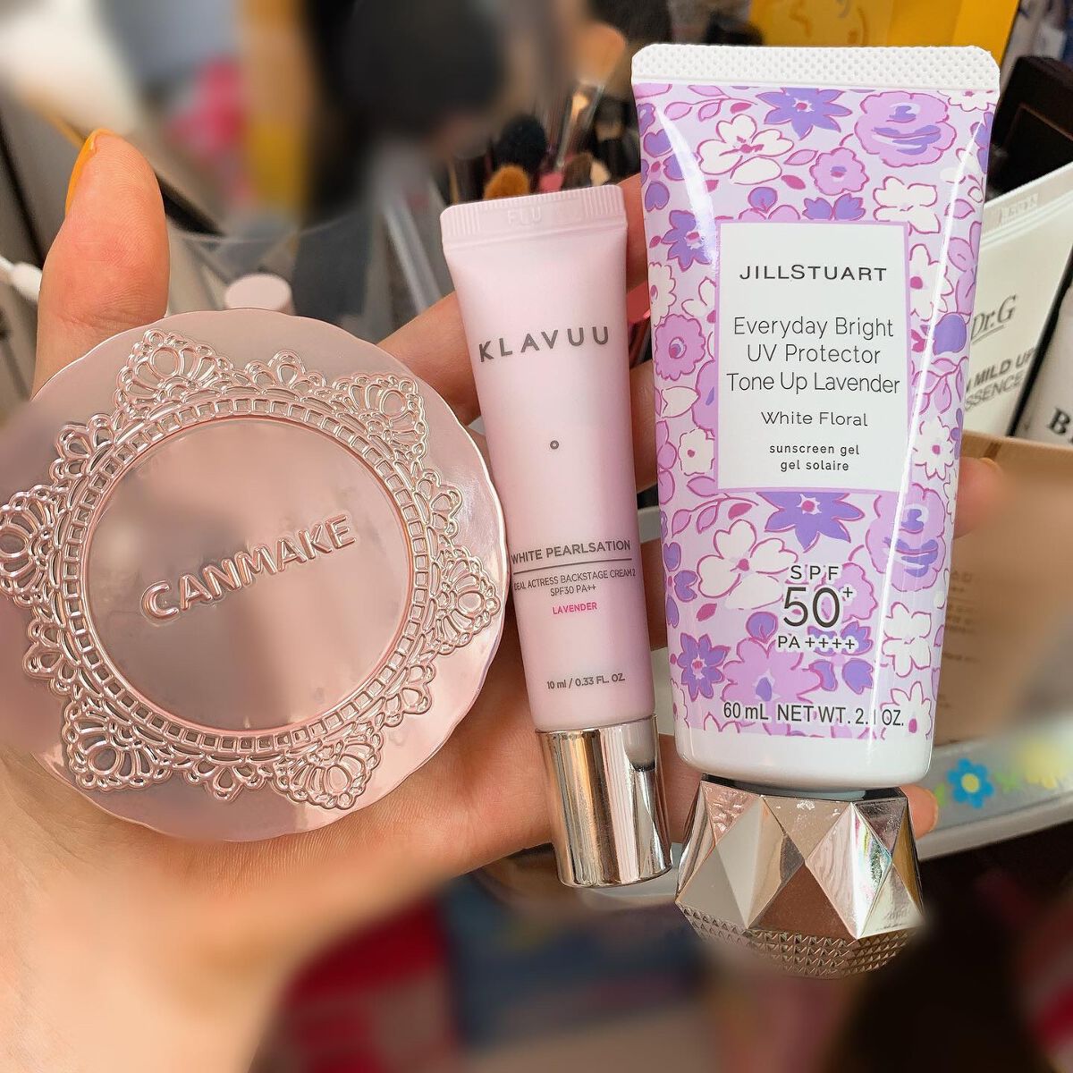 エブリデイブライト UVプロテクター ホワイトフローラル/JILL STUART/日焼け止めジェルを使ったクチコミ（1枚目）