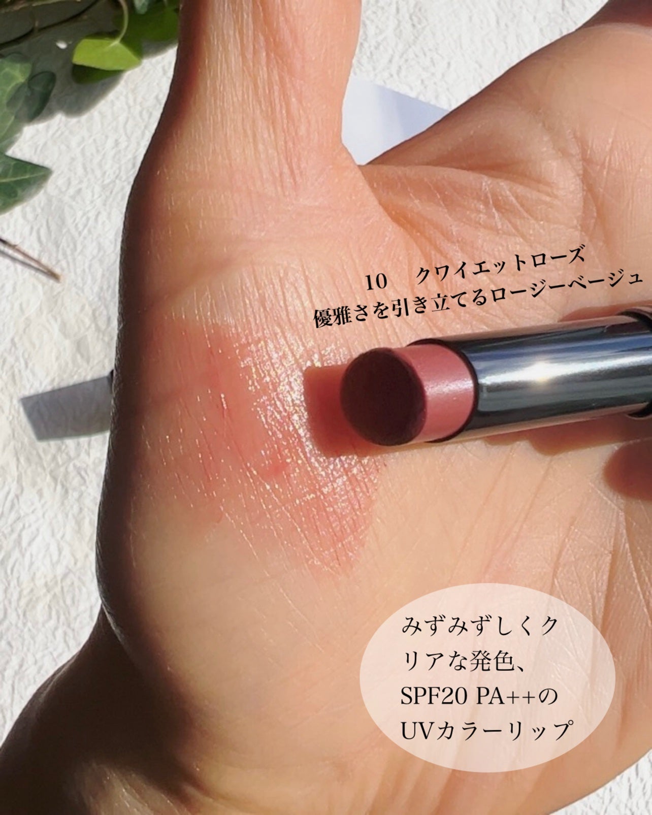 ミネラルカラーリップ/MiMC/リップクリームを使ったクチコミ(3枚目)