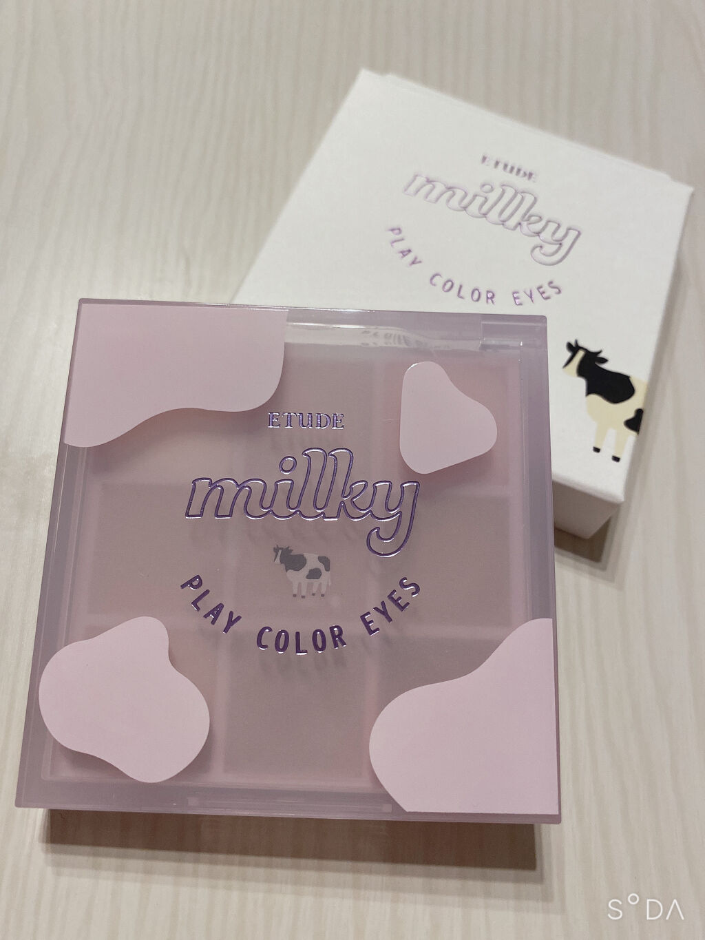 プレイカラーアイズ ≪ミルキーコレクション≫ ブルーベリーミルク/ETUDE/アイシャドウパレットを使ったクチコミ（1枚目）