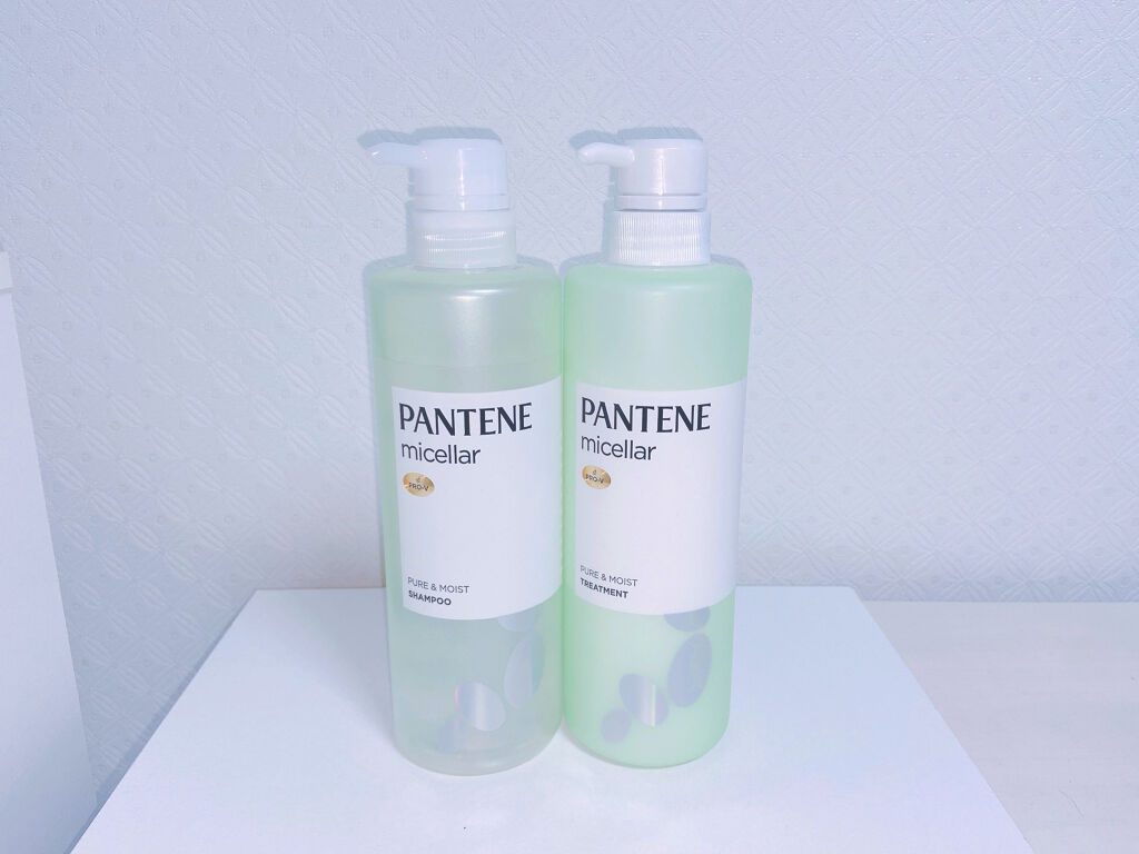 PRO-V ミセラー ピュア＆モイスト ノンシリコンシャンプー/トリートメント/パンテーン/市販シャンプーを使ったクチコミ（1枚目）