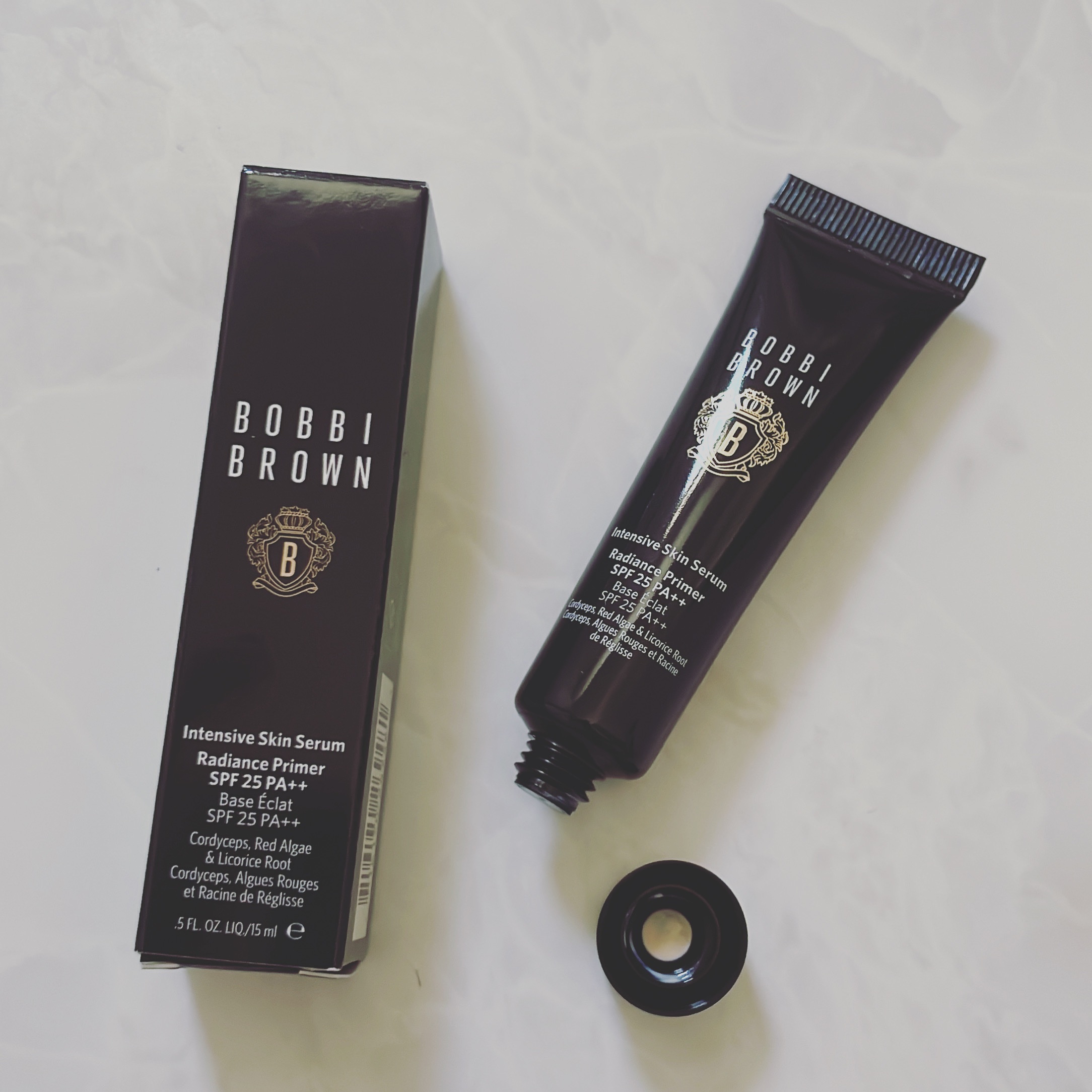 インテンシブ セラム ラディアンス プライマー 15ml (ミニサイズ)/BOBBI BROWN/化粧下地を使ったクチコミ（2枚目）