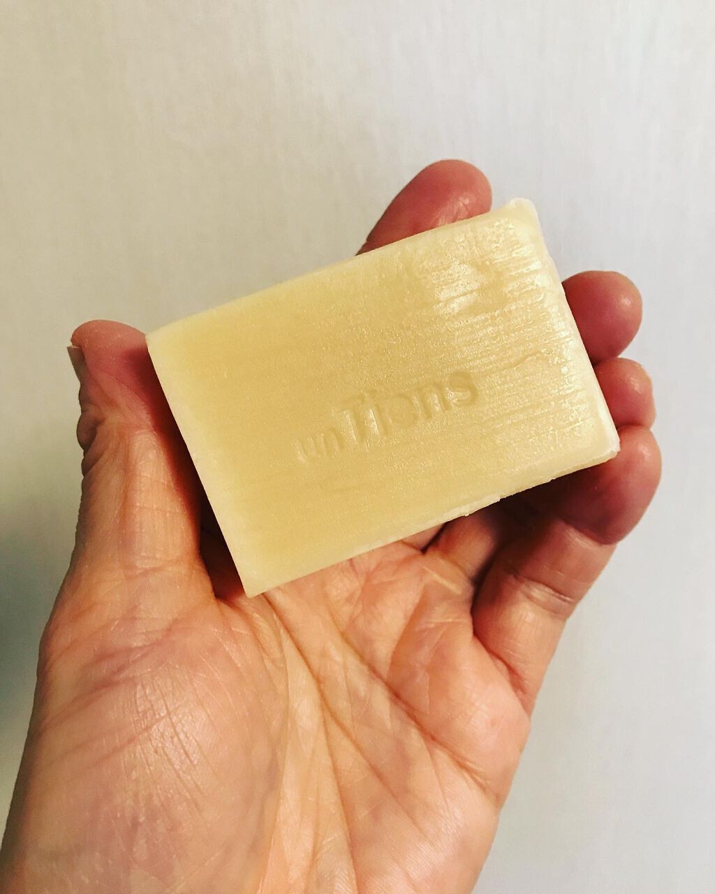 手作り洗顔石鹸 アンティアン クイーン オブ ソープ 「ラベンダーハニー」/アンティアン/洗顔石鹸を使ったクチコミ（3枚目）