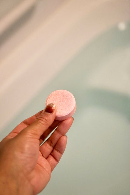 meshimase バスタブレット リフレッシュ&ジューシーなベルガモットの香り/meshimase/炭酸系入浴剤を使ったクチコミ(3枚目)