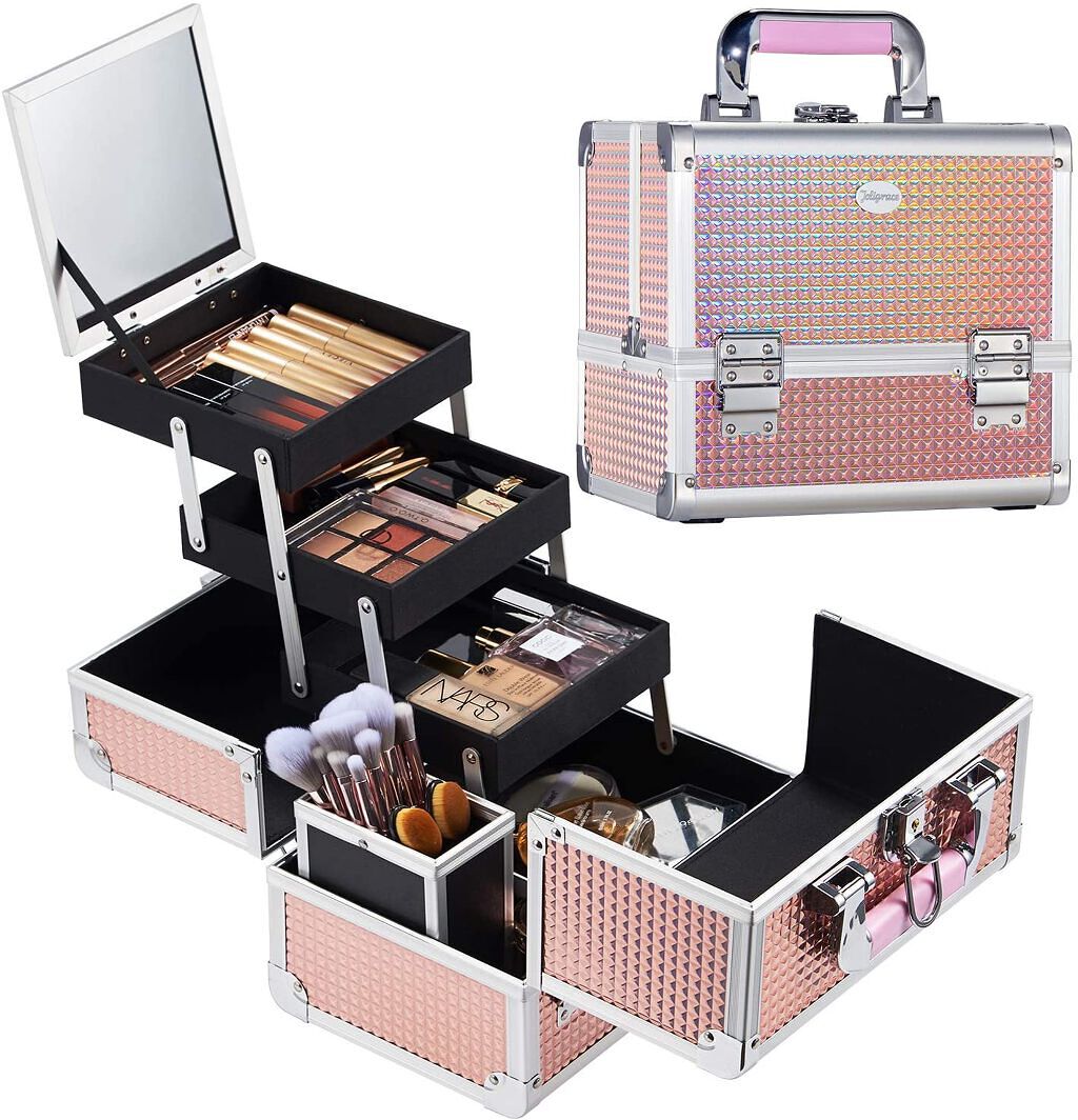 プロ仕様メイクボックス オレンジ