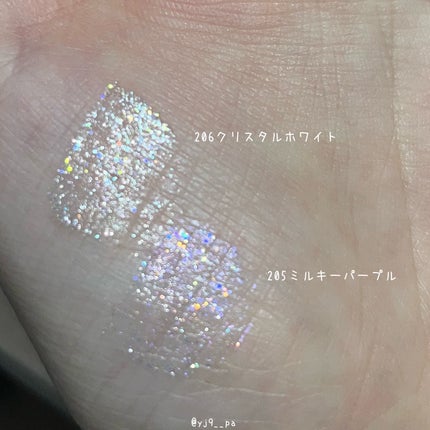 美容液ラメライナー/Borica/リキッドアイライナーを使ったクチコミ(4枚目)