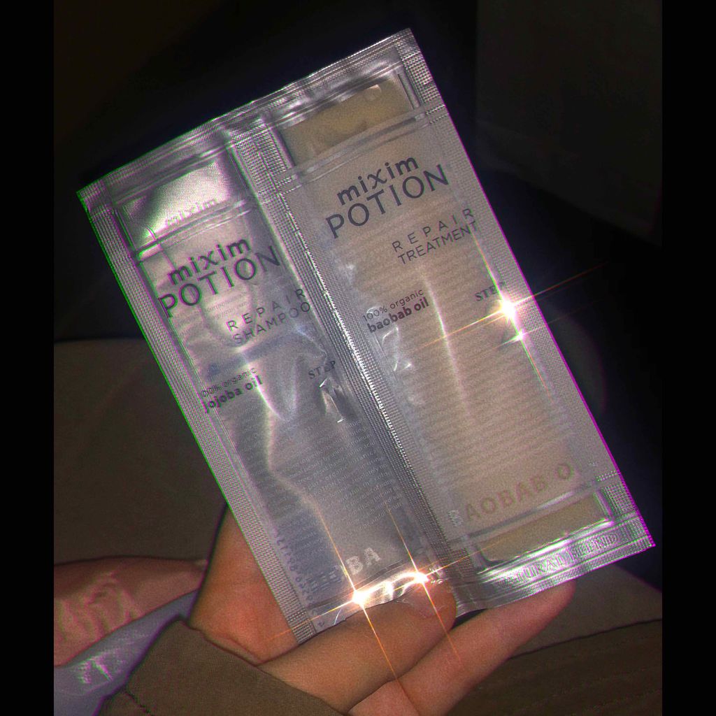 リペアシャンプー/ヘアトリートメント/mixim POTION/シャンプー・コンディショナーを使ったクチコミ(3枚目)