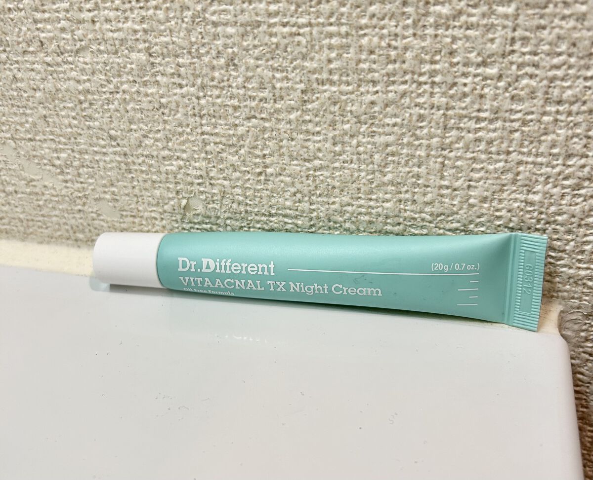 ビタアクナル TX ナイトクリーム/Dr.Different/フェイスクリームを使ったクチコミ（1枚目）