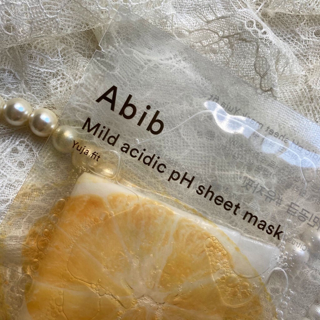 弱酸性pHシートマスク 柚子フィット/Abib /シートマスク・パックを使ったクチコミ(6枚目)