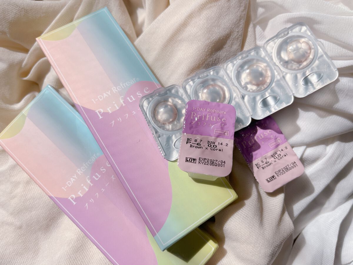 ワンデーリフレア プリフューズ/Refrear/ワンデー(1DAY)カラコンを使ったクチコミ(1枚目)
