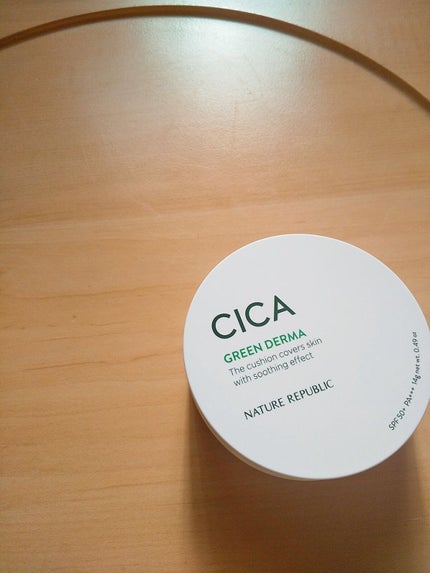 CICA GREEN DERMA The cushion covers skin with soothing effect/ネイチャーリパブリック/クッションファンデーションを使ったクチコミ(4枚目)