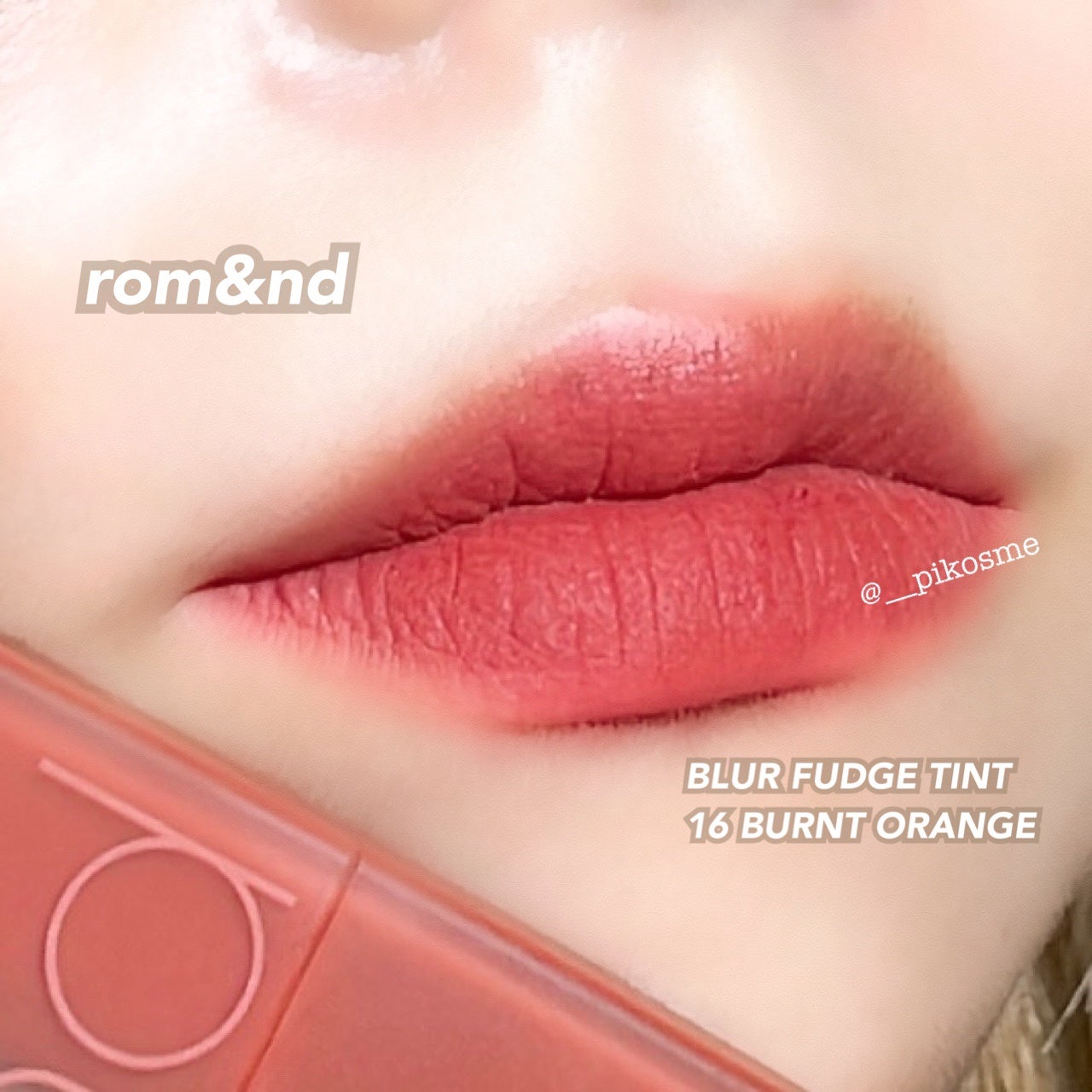 rom&nd ブラーファッジティント/rom&nd/リップティントを使ったクチコミ(5枚目)