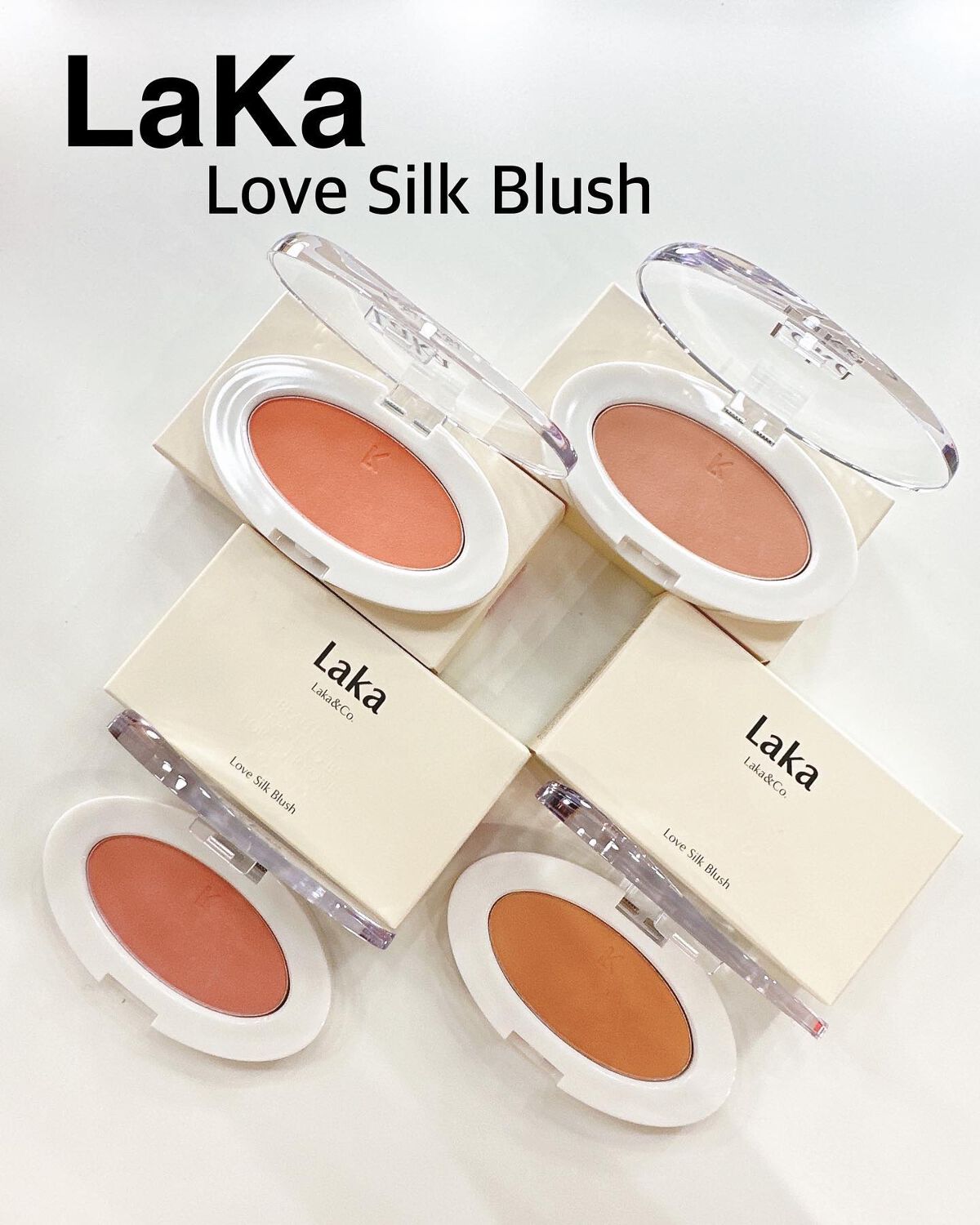 ラブシルクブラッシュ/Laka/パウダーチークを使ったクチコミ（1枚目）