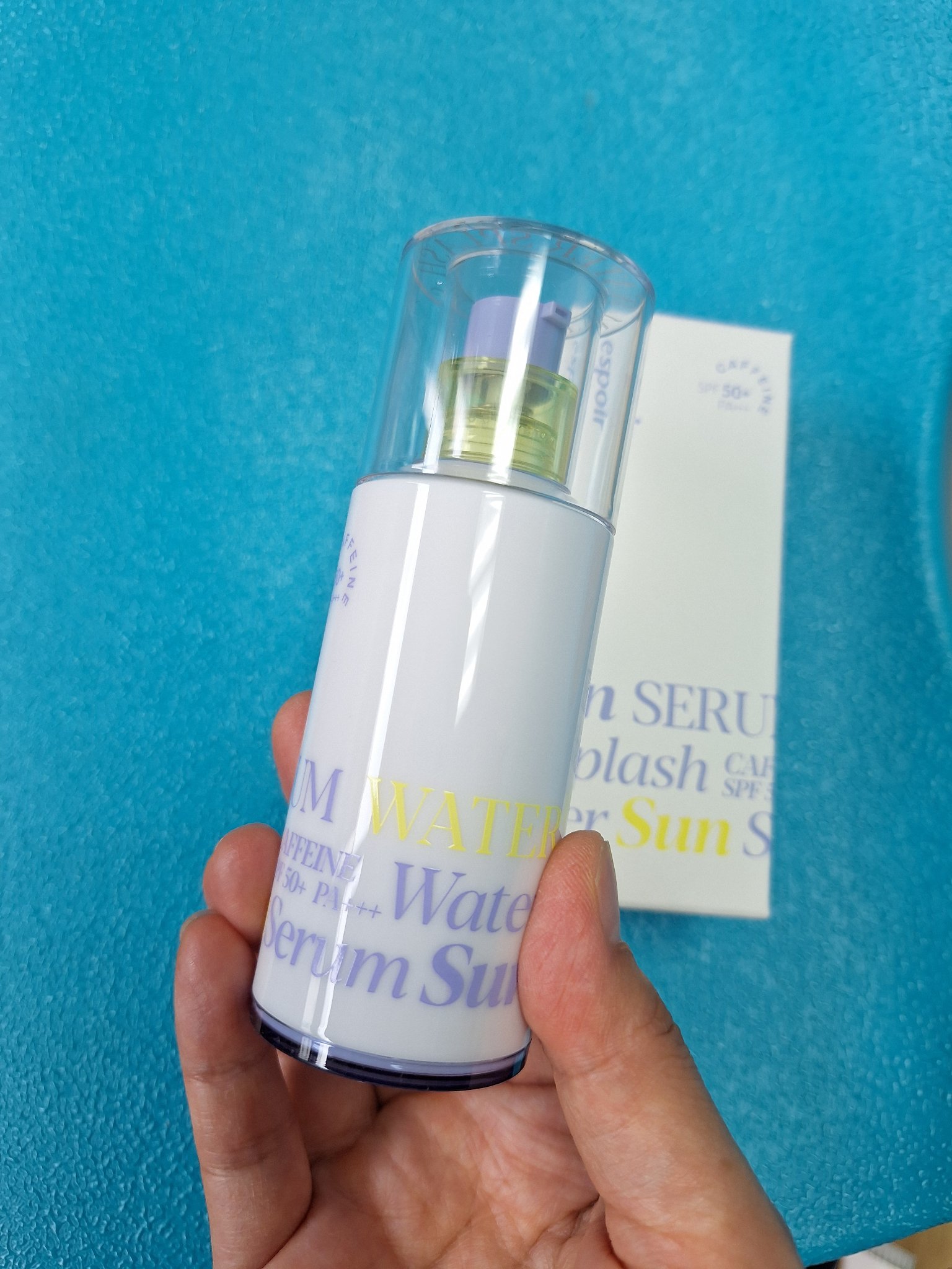 エスポア ウォータースプラッシュサンセラム 50ml/espoir/日焼け止めクリームを使ったクチコミ（2枚目）