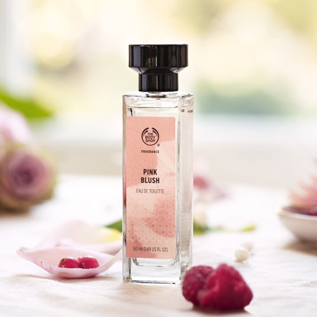 試してみた ピンクブラッシュ オードトワレ The Body Shop Lips