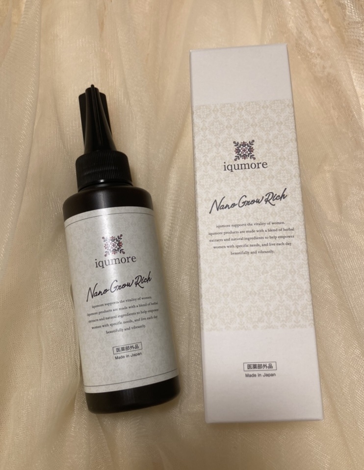 ナノグロウリッチ/iqumore/頭皮ローションを使ったクチコミ（1枚目）