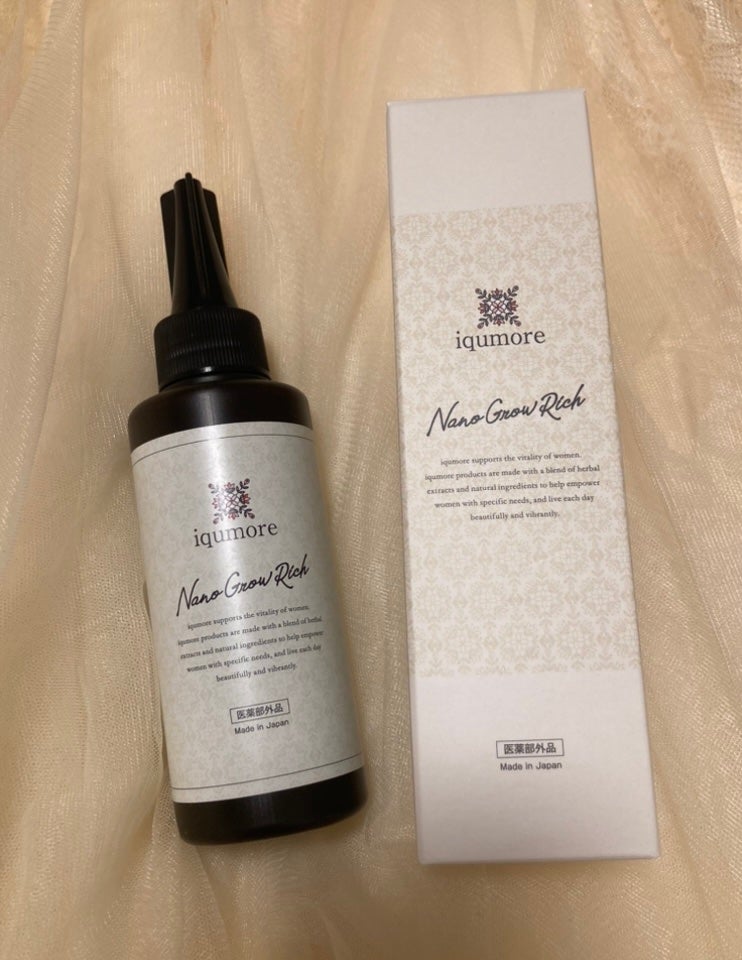 ナノグロウリッチ/iqumore/頭皮ローションを使ったクチコミ(1枚目)