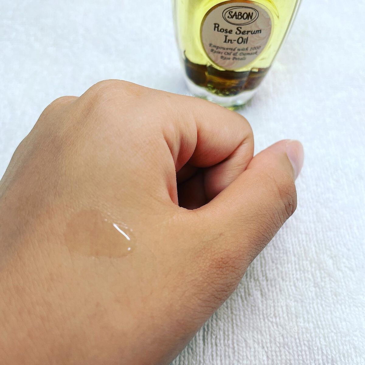 ローズセラムインオイル/SABON/フェイスオイルを使ったクチコミ(4枚目)