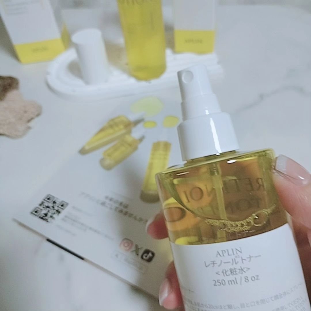 レチノールトナー/APLIN/ミスト状化粧水を使ったクチコミ（3枚目）