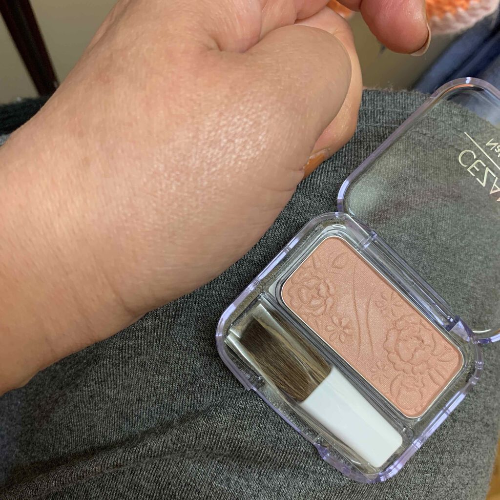 ナチュラル チークN/CEZANNE/パウダーチークを使ったクチコミ(3枚目)