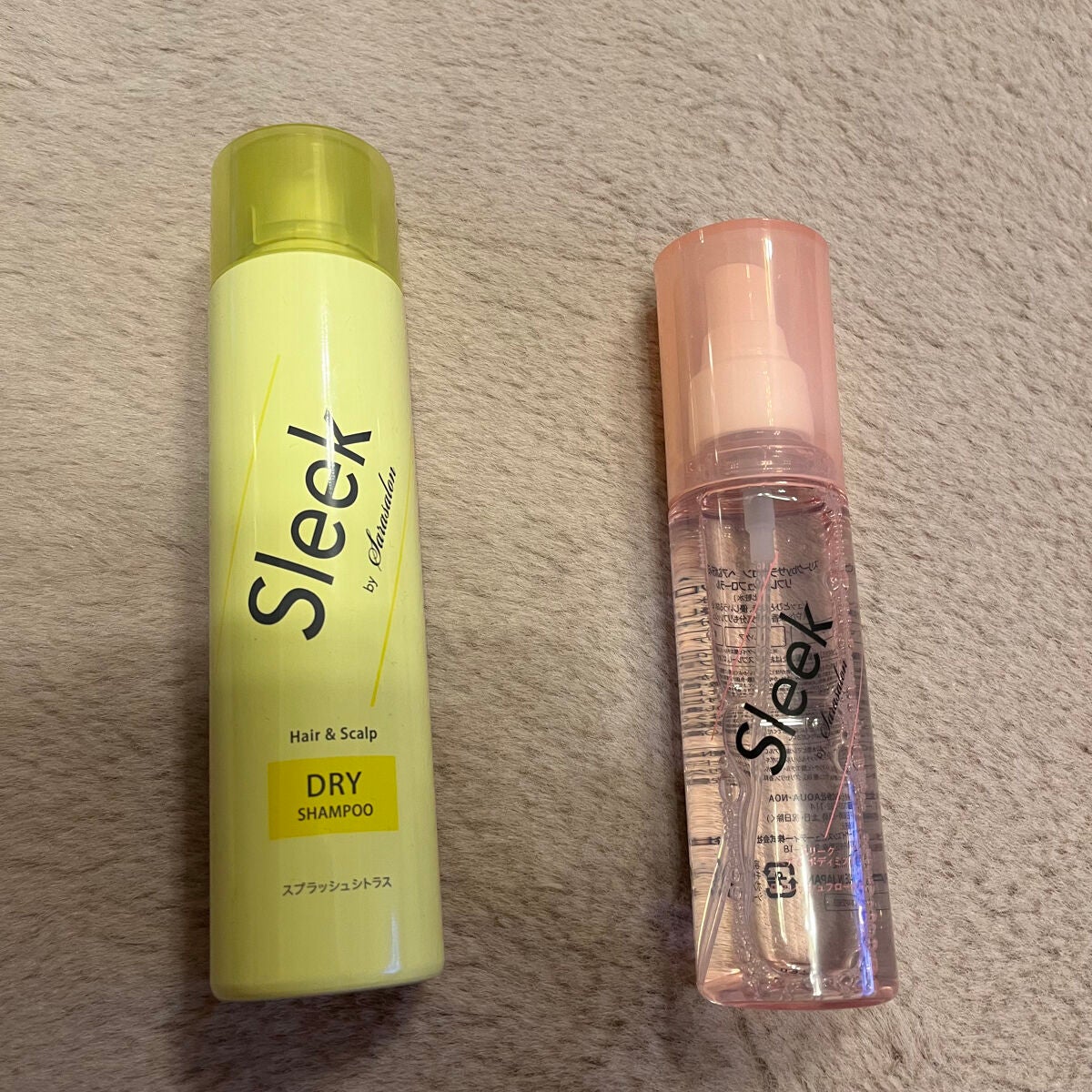 sleek スリーク DRY SHAMPOO スプラッシュシトラス サンプル付