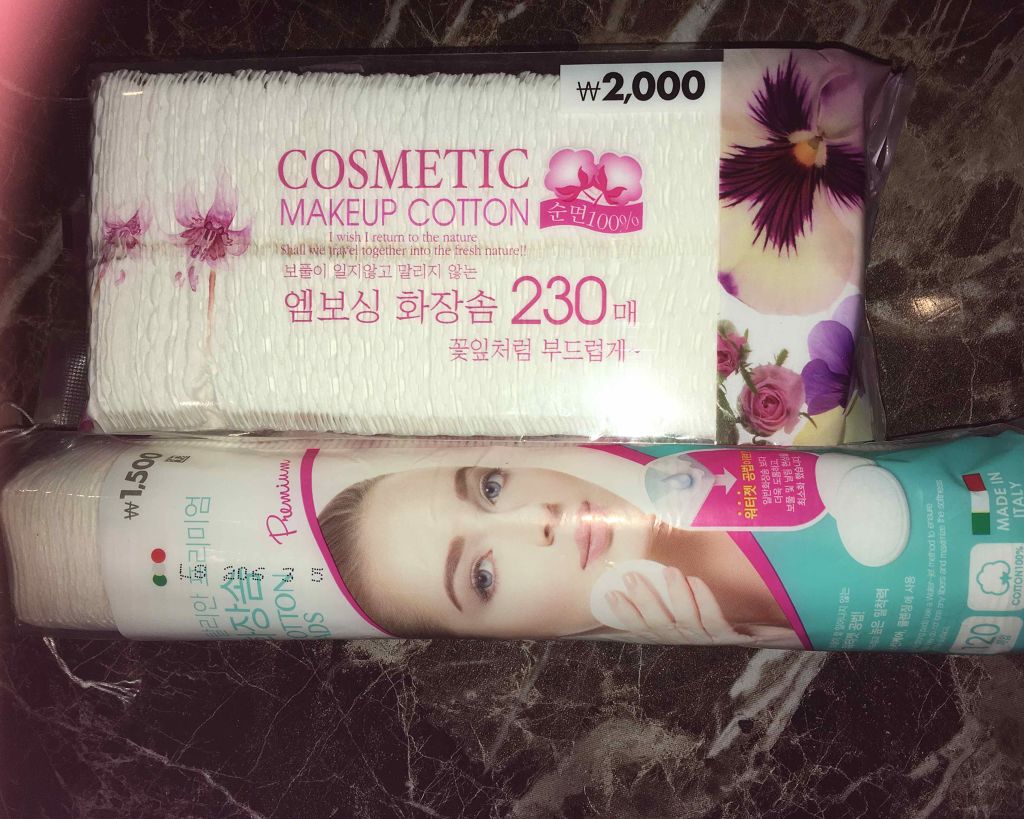 コットン/DAISO/コットンを使ったクチコミ（1枚目）