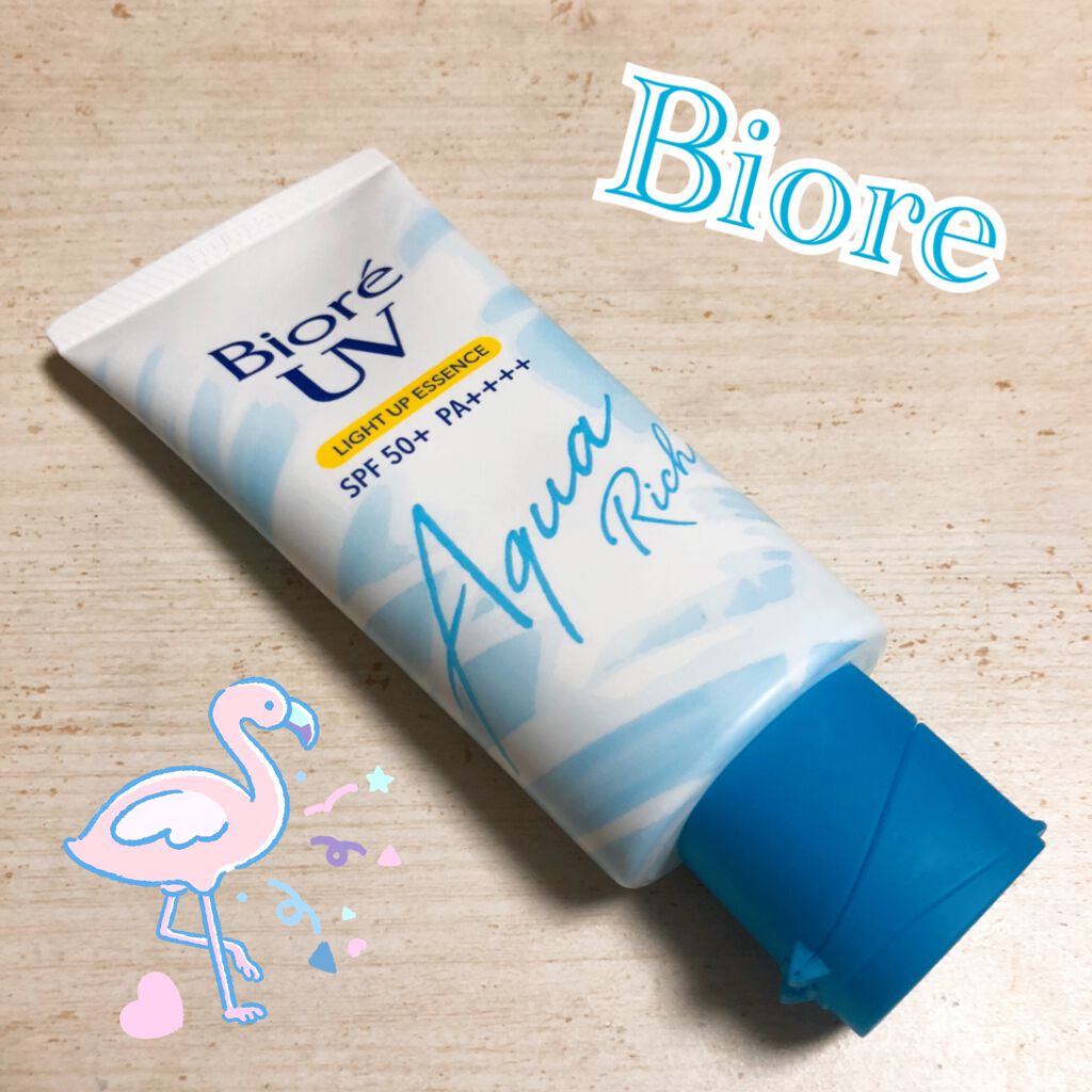 ビオレUV アクアリッチ ライトアップエッセンス/ビオレ/日焼け止めクリームを使ったクチコミ（1枚目）