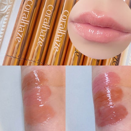 ボリューマイジングフォンデュリップ/Coralhaze/口紅を使ったクチコミ(4枚目)
