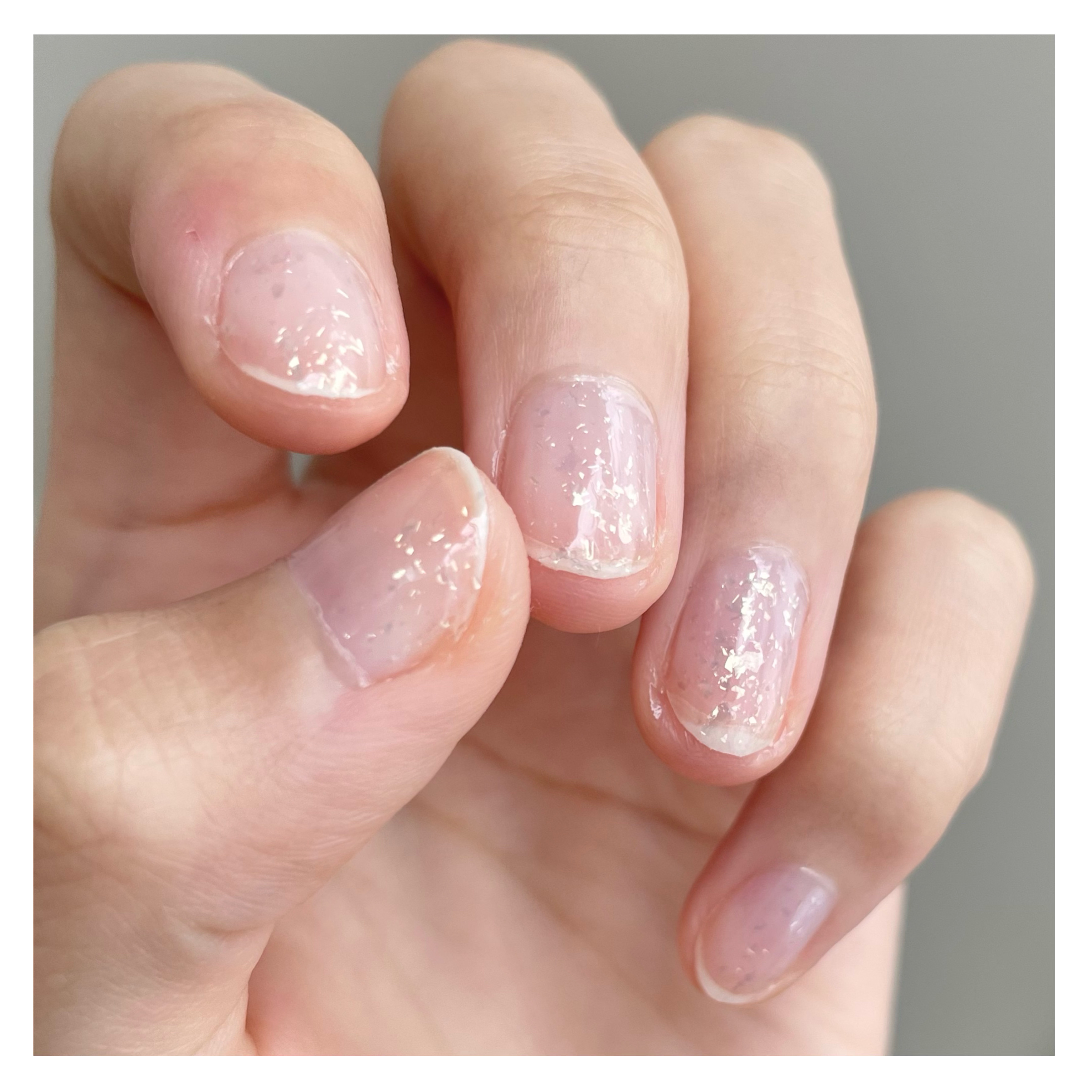 ガラスドロップジェルコート/MAJOLICA MAJORCA/ネイルトップコートを使ったクチコミ（2枚目）