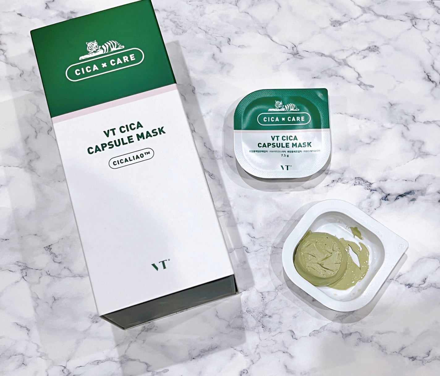 CICA カプセルマスク/VT/洗い流すパック・マスクを使ったクチコミ(1枚目)