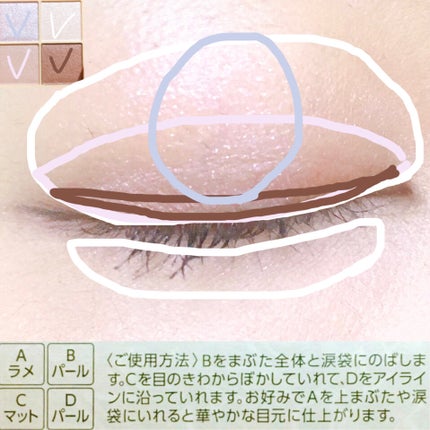 ベージュトーンアイシャドウ/CEZANNE/アイシャドウパレットを使ったクチコミ(3枚目)