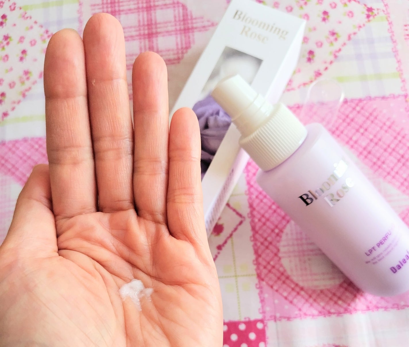 パフュームヘアパックインミスト Pink Breeze/Daleaf/アウトバストリートメントを使ったクチコミ(3枚目)