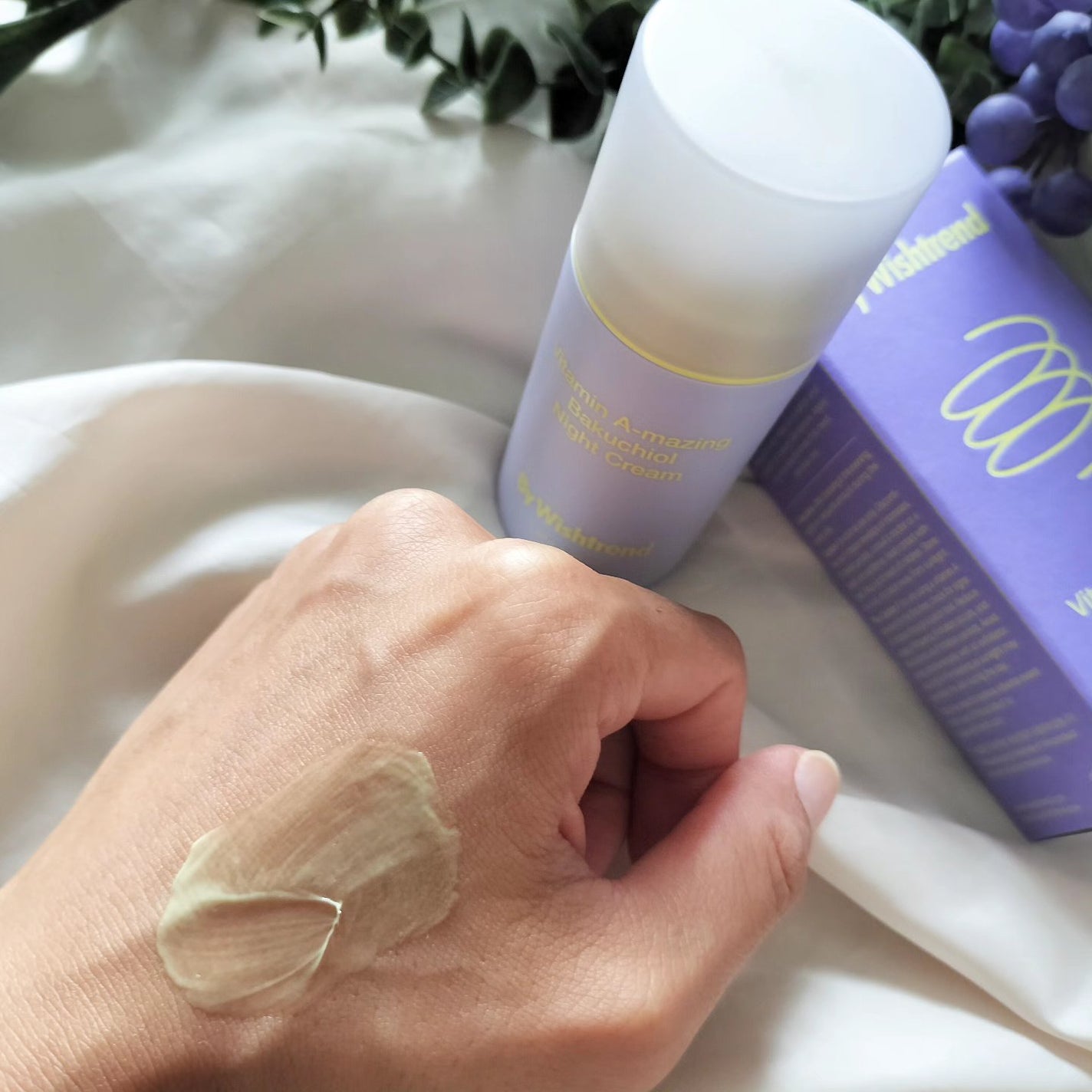 ビタミンA-mazingバクチオールナイトクリーム/By Wishtrend/フェイスクリームを使ったクチコミ(3枚目)