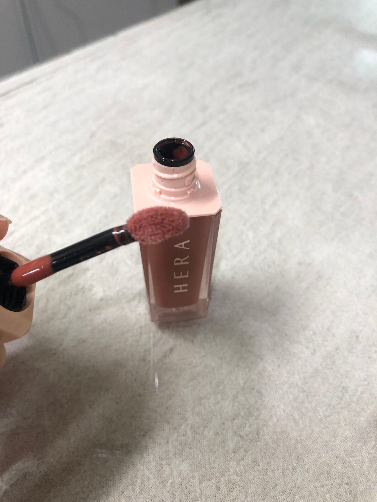 センシュアルスパイシーヌードグロス/HERA/リップグロスを使ったクチコミ(4枚目)