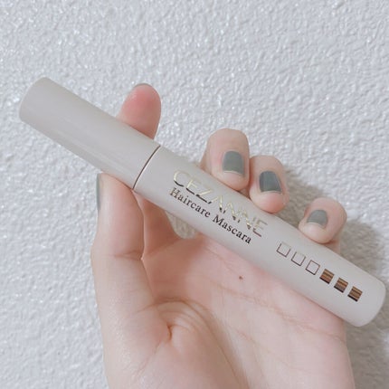 ヘアケアマスカラ/CEZANNE/ヘアジェルを使ったクチコミ(4枚目)