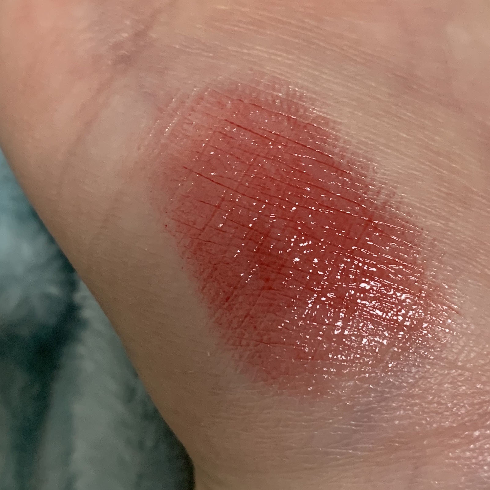 ルージュ ヴォリュプテ シャイン No.161 ローズウッド ビート/YVES SAINT LAURENT BEAUTE/口紅を使ったクチコミ（2枚目）