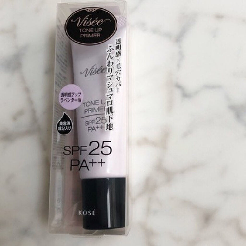 トーンアップ プライマー/Visée/化粧下地を使ったクチコミ(4枚目)