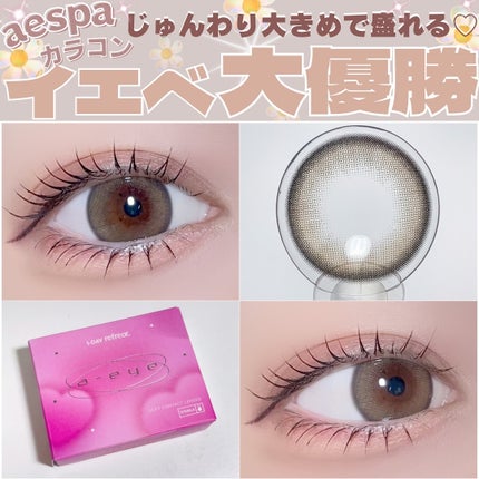 a-eye 1day/Refrear/ワンデー(1DAY)カラコンを使ったクチコミ(1枚目)