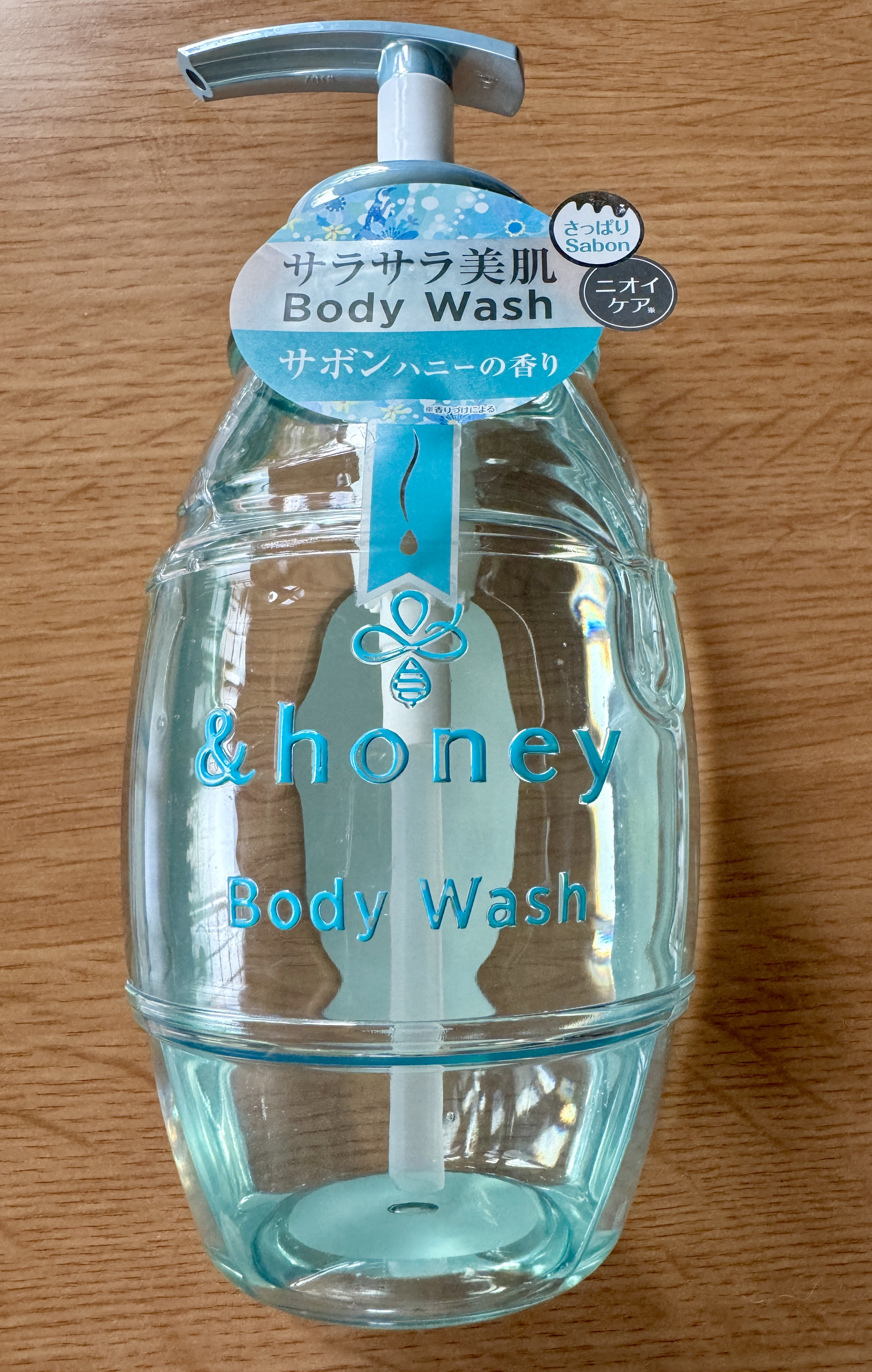 サボンクリア ジェルボディウォッシュ 本体500ml/&honey/ボディソープを使ったクチコミ（1枚目）