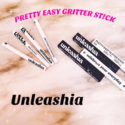 プリティー イージーグリッタースティック/unleashia/グリッターを使ったクチコミ(1枚目)