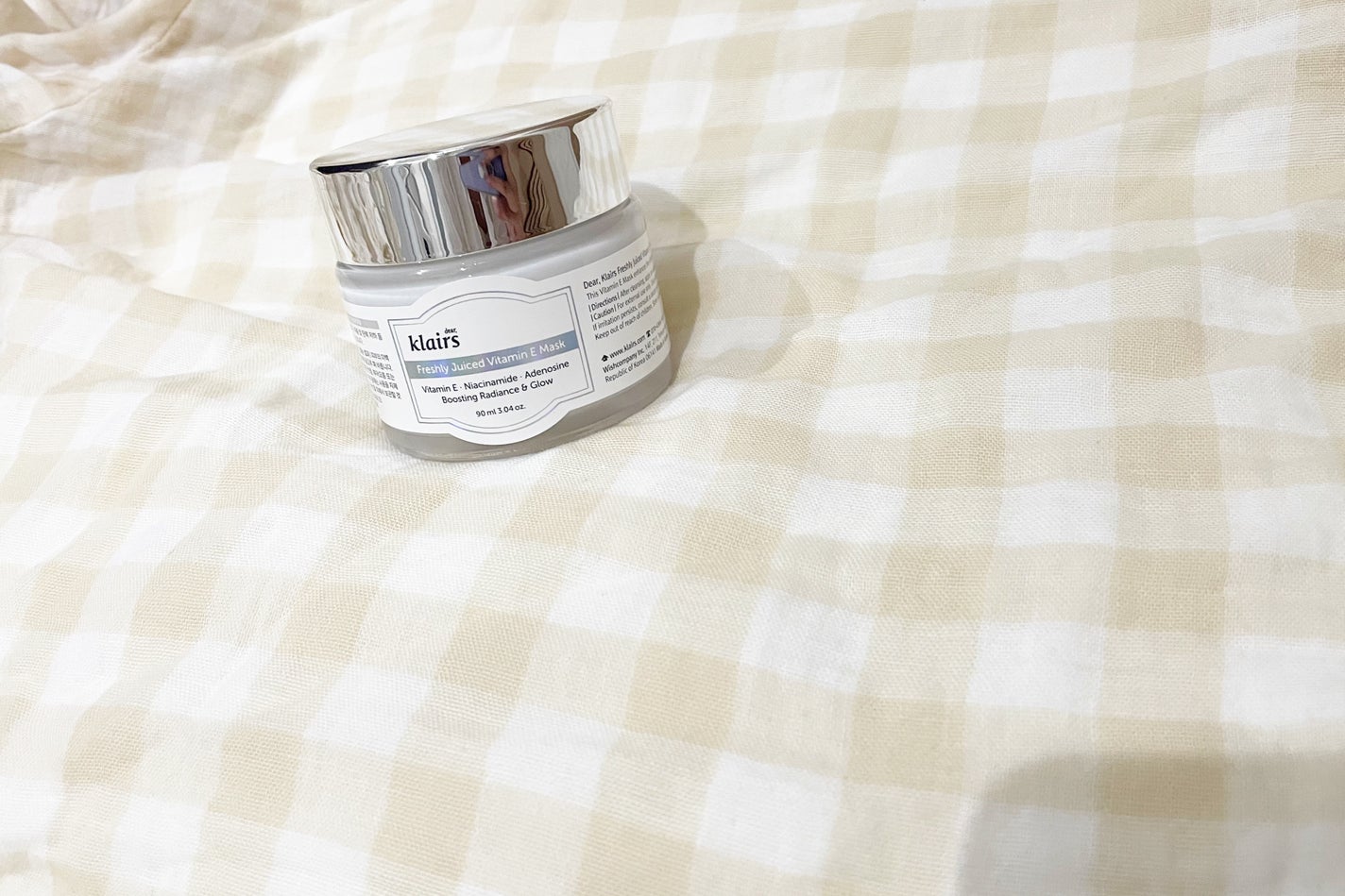 フレッシュリージュースドビタミンEマスク(90g)/Klairs/フェイスクリームを使ったクチコミ(1枚目)
