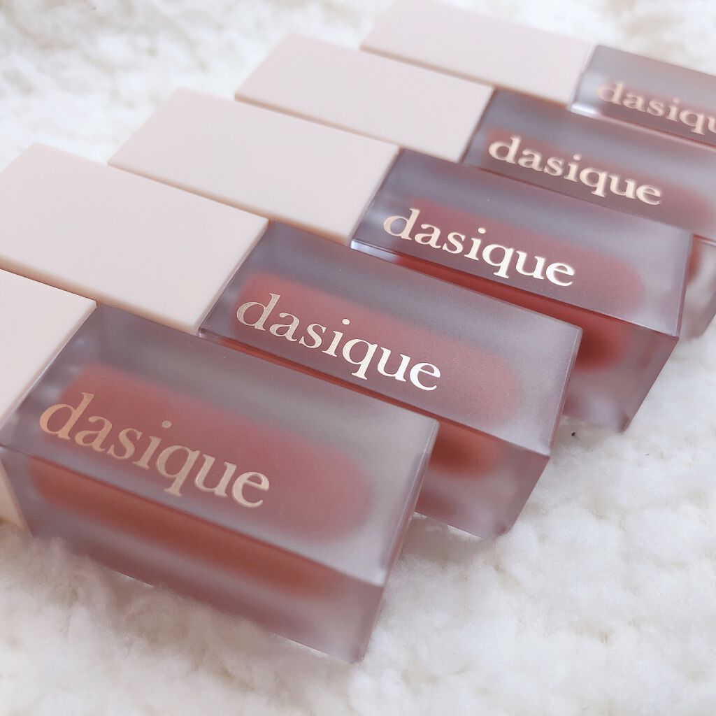 ブラーベルベットティント #03 Rose Berry/dasique/リップティントを使ったクチコミ（2枚目）